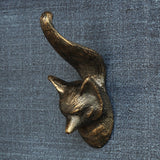 Fox Wall Hook - Cast Iron - Lone Fox