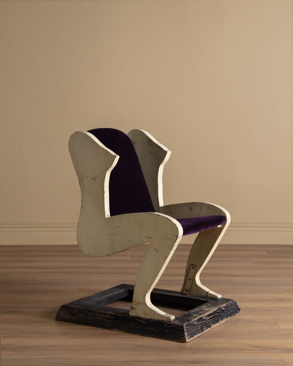 French Art Brut Figural Chair, 1950's - Lone Fox