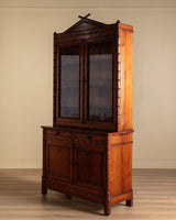 French Faux Bamboo Two - Piece Hutch, Late 19th Century - Lone Fox