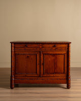 French Faux Bamboo Two - Piece Hutch, Late 19th Century - Lone Fox