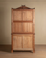 French Faux Bamboo Two - Piece Hutch, Late 19th Century - Lone Fox
