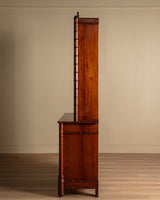 French Faux Bamboo Two - Piece Hutch, Late 19th Century - Lone Fox
