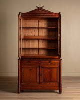 French Faux Bamboo Two - Piece Hutch, Late 19th Century - Lone Fox