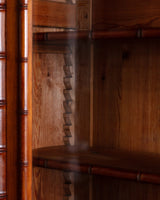 French Faux Bamboo Two - Piece Hutch, Late 19th Century - Lone Fox