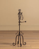 French Iron Freestanding Paper Holder, France, Mid-20th Century - Lone Fox