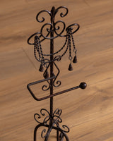 French Iron Freestanding Paper Holder, France, Mid-20th Century - Lone Fox