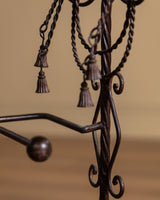 French Iron Freestanding Paper Holder, France, Mid-20th Century - Lone Fox