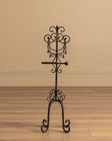 French Iron Freestanding Paper Holder, France, Mid-20th Century - Lone Fox