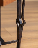 French Iron & Tile Coffee Table, Manner of Roger Capron, 1960's - Lone Fox