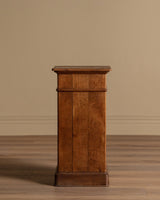 French Oak Pedestal Cabinet / Accent Table 2, Late 19th Century - Lone Fox