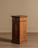 French Oak Pedestal Cabinet / Accent Table 2, Late 19th Century - Lone Fox