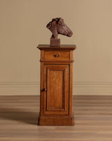 French Oak Pedestal Cabinet / Accent Table 2, Late 19th Century - Lone Fox
