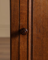 French Oak Pedestal Cabinet / Accent Table 3, Late 19th Century - Lone Fox
