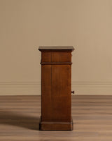 French Oak Pedestal Cabinet / Accent Table 3, Late 19th Century - Lone Fox