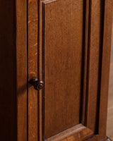 French Oak Pedestal Cabinet / Accent Table 3, Late 19th Century - Lone Fox