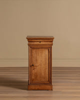 French Oak Pedestal Cabinet / Accent Table, Late 19th Century - Lone Fox