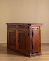 French Oak Two Door Buffet Counter, France, 19th/Early 20th Century - Lone Fox