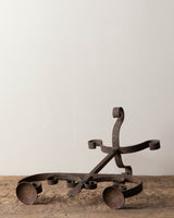 French Rusted Wrought Iron Candelabra - Lone Fox