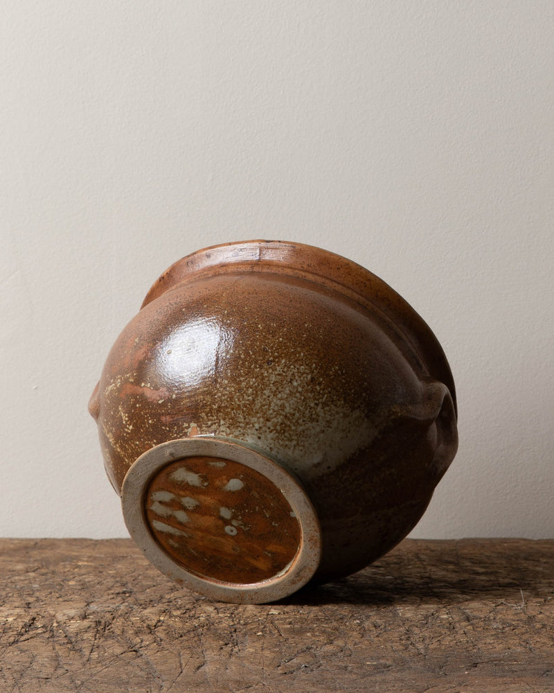 French Stoneware Confit Serving Bowl - Lone Fox