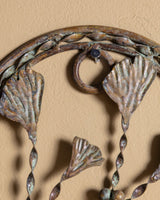 French Three-Arm Botanical Candle Sconce, Contemporary - Lone Fox