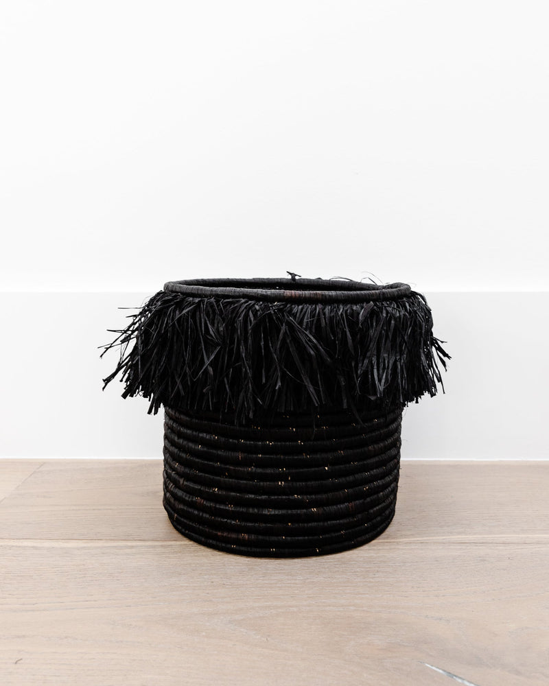 Fringed Catch All Basket - Lone Fox