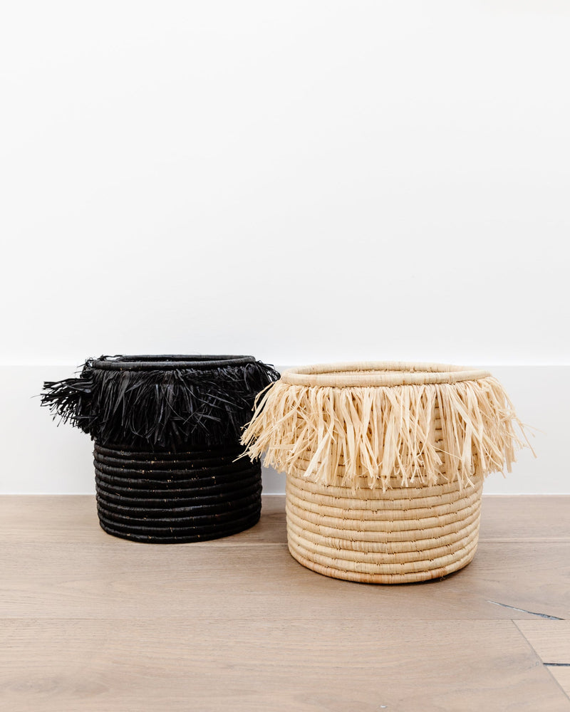 Fringed Catch All Basket - Lone Fox