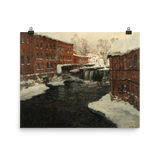 "Frits Thaulow Mill Scene" Art Print - Lone Fox