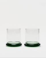 Fritter Tumbler Set, Green (Set of 2) - Lone Fox