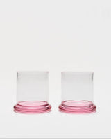Fritter Tumbler Set, Pink (Set of 2) - Lone Fox