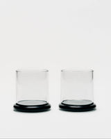 Fritter Tumbler Set, Smoke (Set of 2) - Lone Fox