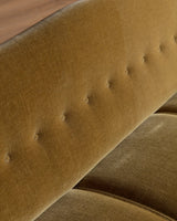 Fritz Hansen Style Ochre Mohair Sofa, Denmark, 1960's - Lone Fox
