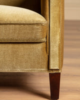 Fritz Hansen Style Ochre Mohair Sofa, Denmark, 1960's - Lone Fox