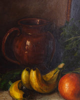 Fruit Basket Still Life by Ecole Europeene, Spain, 1950's - Lone Fox
