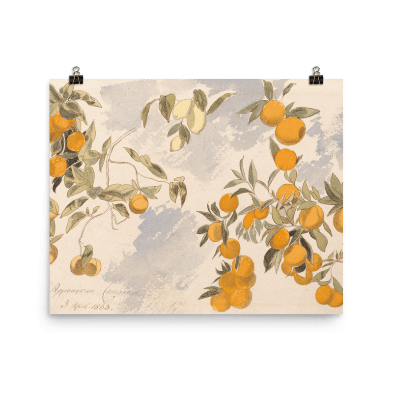 "Fruit trees" Art Print - Lone Fox