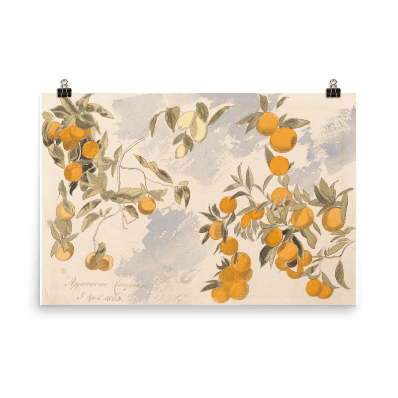 "Fruit trees" Art Print - Lone Fox