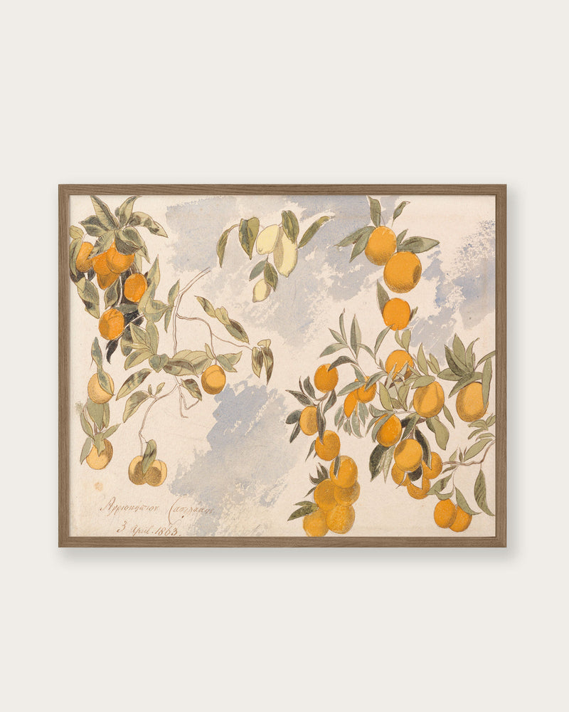 "Fruit trees" Art Print - Lone Fox