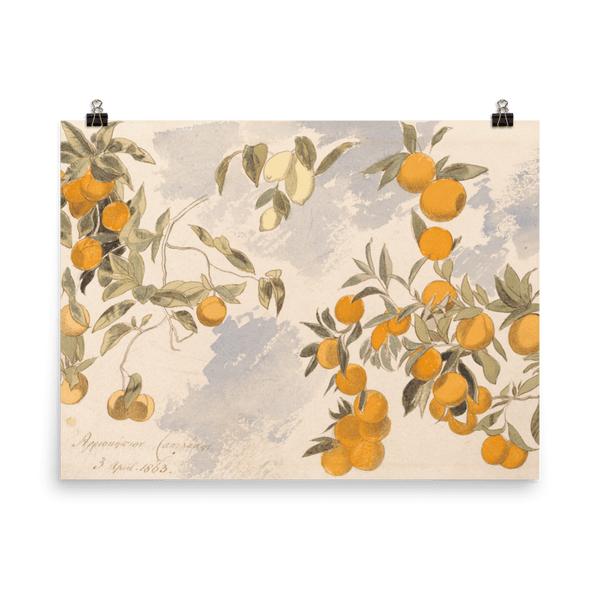 "Fruit trees" Art Print - Lone Fox