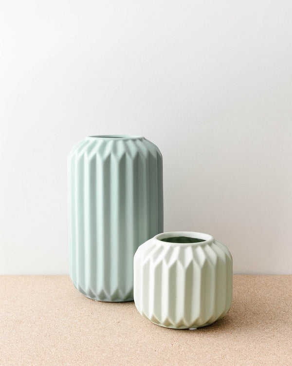 Geo Fluted Vases - Lone Fox