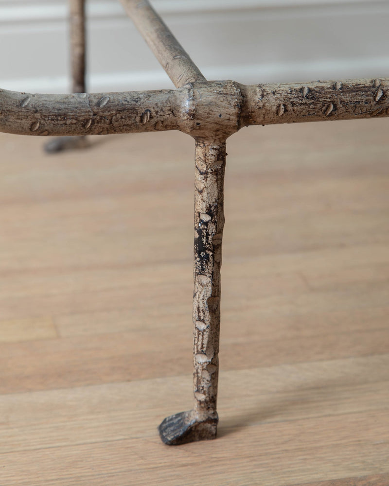 Giacometti Bronze& Iron Etrucsan Coffee Table by Paul Ferrante - Lone Fox