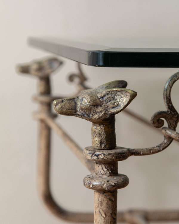 Giacometti Bronze& Iron Etrucsan Coffee Table by Paul Ferrante - Lone Fox