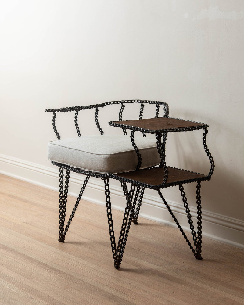 Giacometti Bronze & Iron Etrucsan Coffee Table by Paul Ferrante - Lone Fox