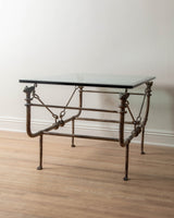Giacometti Bronze& Iron Etrucsan Coffee Table by Paul Ferrante - Lone Fox