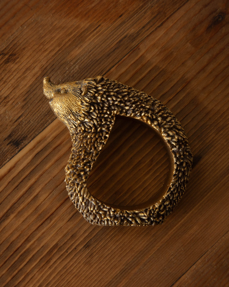 Gilded Animal Napkin Rings - Lone Fox