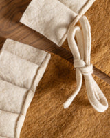 Gingerbread Embroidered Wool Felt Snowflake Tree Skirt - Lone Fox