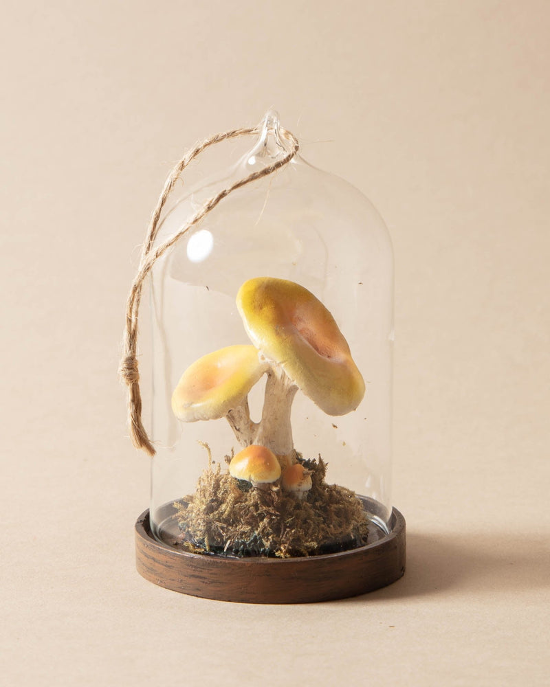 Glass Cloche Mushroom Ornaments - Lone Fox