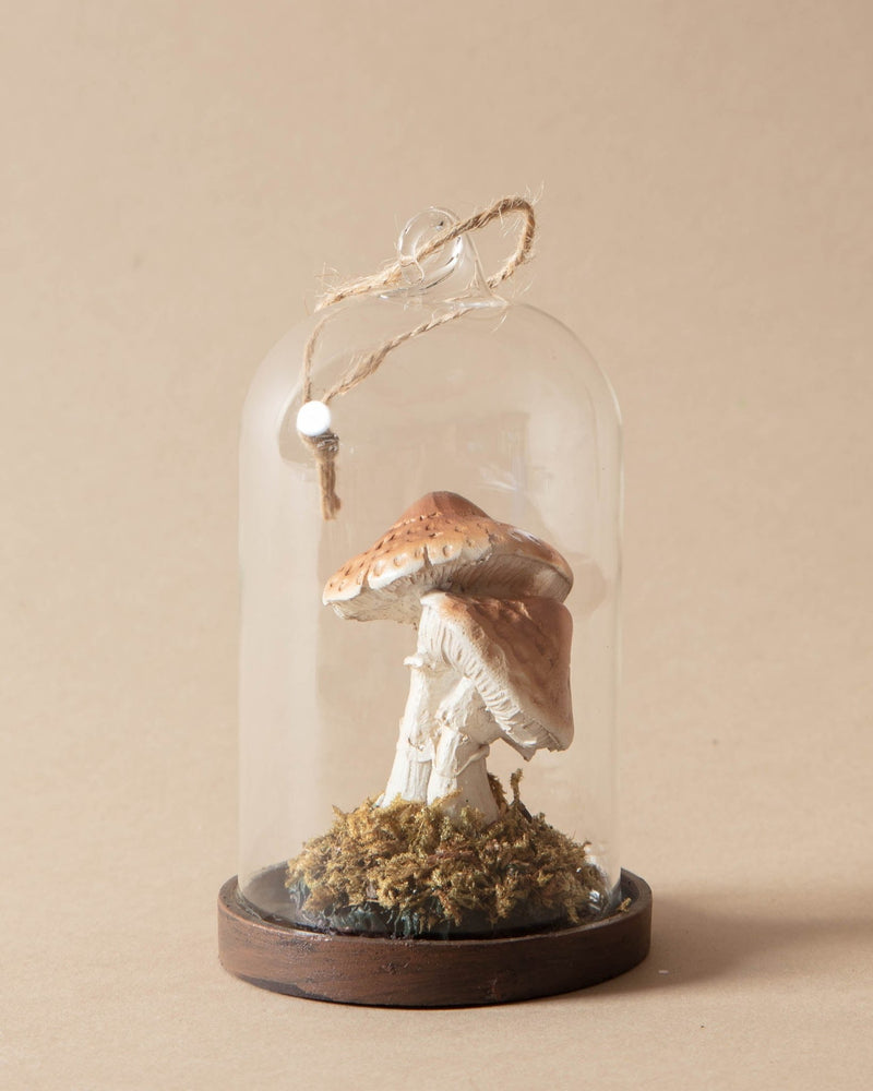 Glass Cloche Mushroom Ornaments - Lone Fox