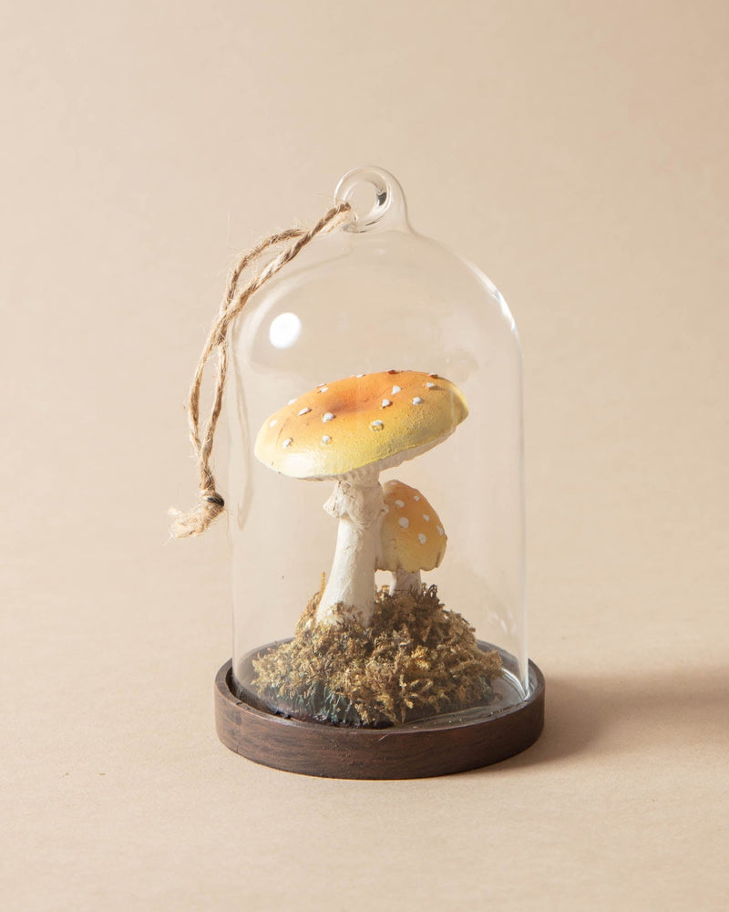 Glass Cloche Mushroom Ornaments - Lone Fox