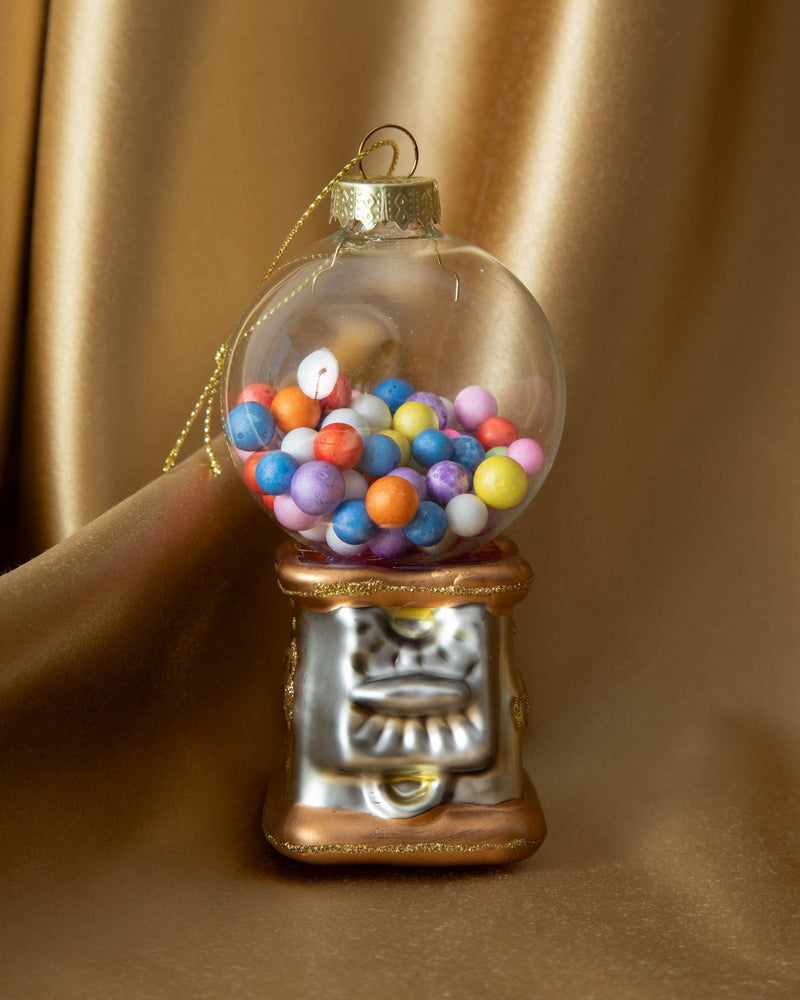 Glass Gumball Machine Ornament - Lone Fox