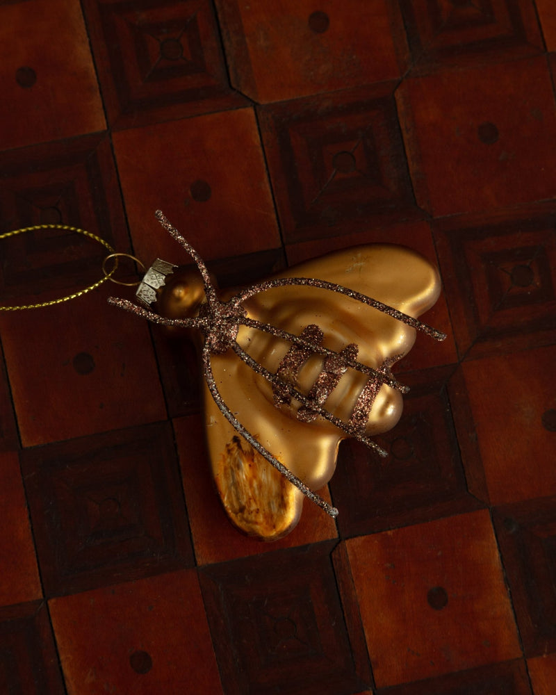 Glass Honey Bee Ornament - Lone Fox
