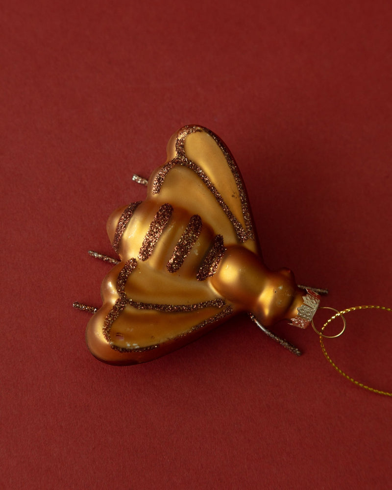 Glass Honey Bee Ornament - Lone Fox